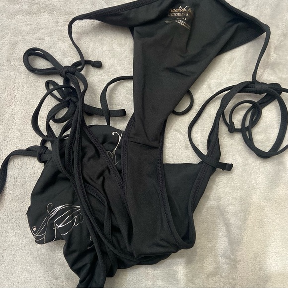 New! Frankie’s amalia black one piece monokini butterfly tattoo 10773 - Picture 5 of 6